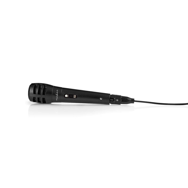 Nedis Uni-Directional Dynamic Microphone, sensitivity 72dB +/- 3dB, 80Hz-12kHz, Wired 5m