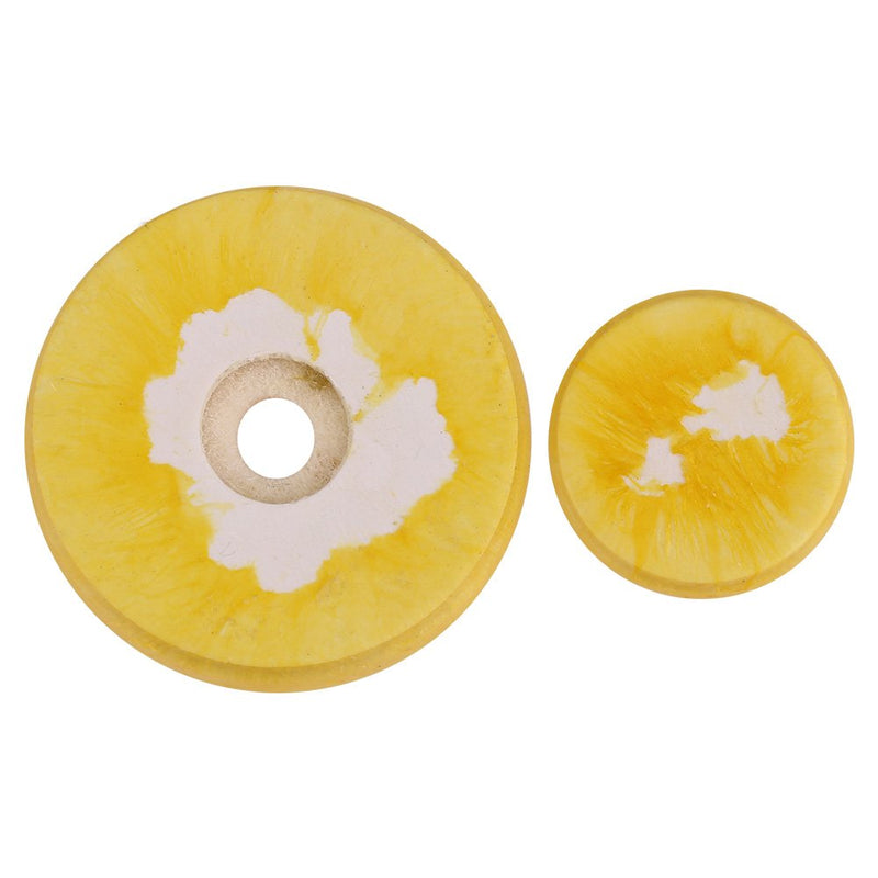 Vbestlife Flute Pad Set, 16 Pcs Durable Flute Pads Set Replacement Accessories for Flutes Yellow