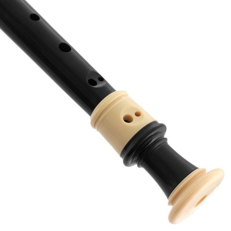 Descant Recorder – Black & Ivory School Recorder by World Rhythm