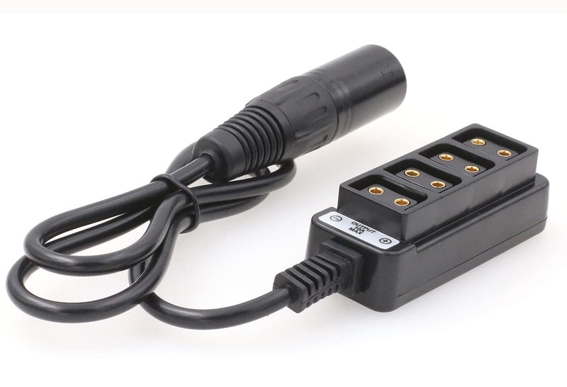 [AUSTRALIA] - ZBLZGP 4Pin XLR to 4 Port Splitter Female Hub Cable for Anton Bauer Battery/RED ARRI Camera 