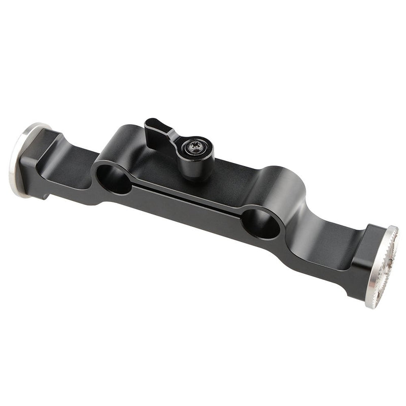 CAMVATE 15 Rod Clamp with Rosette Standard Accessory(M6,31.8mm) for Camera Rig Support Railblock Systems (Black) Black