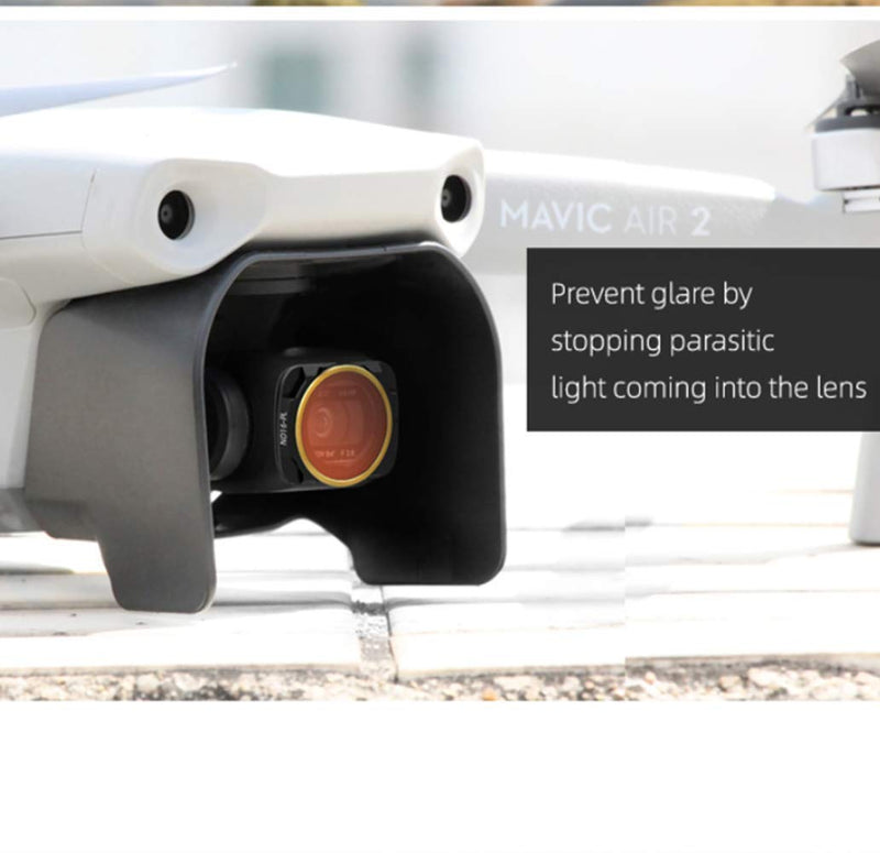 Taoke Mavic Air 2 Lens Hood Gimbal Camera Protector Accessories Sun Hood for Mavic Air 2-Lens Cap Lens Cap