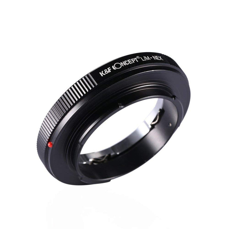 K&F Concept LM to NEX Adapter Compatible with Leica M Lens to Sony Alpha Nex E-Mount Camera Lens Mount Adapter