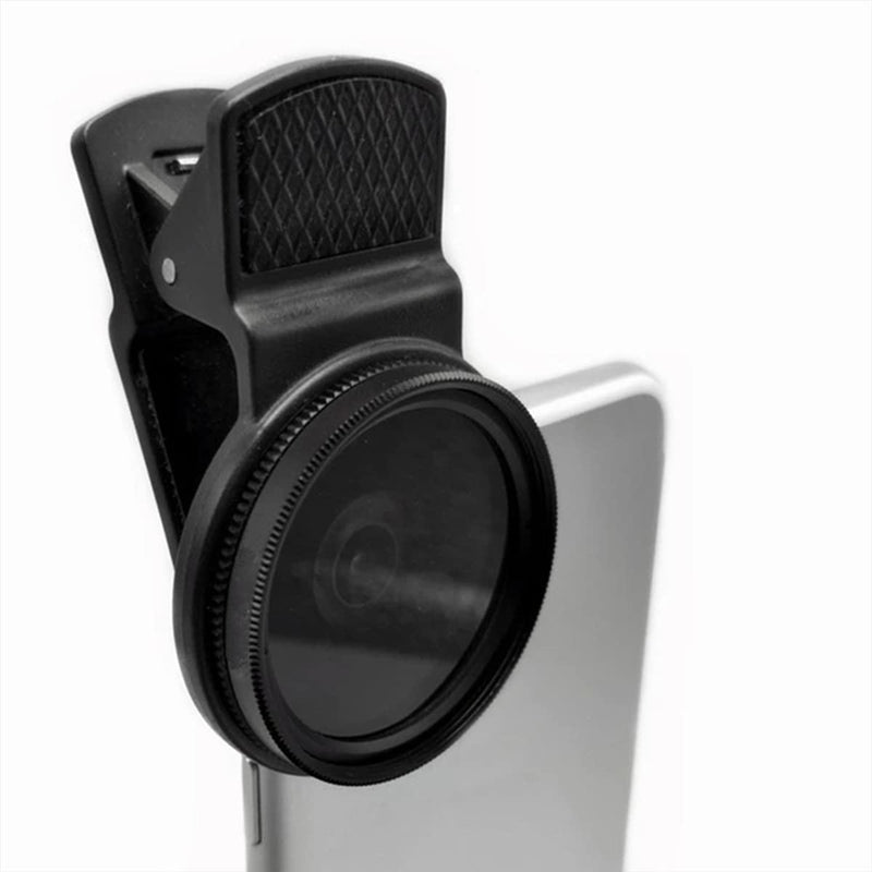 37mm CPL Phone Camera Lens, Universal Portable Polarizer Clip-On Cellphone CPL Filter, Compatible with Most Mobilephone Models