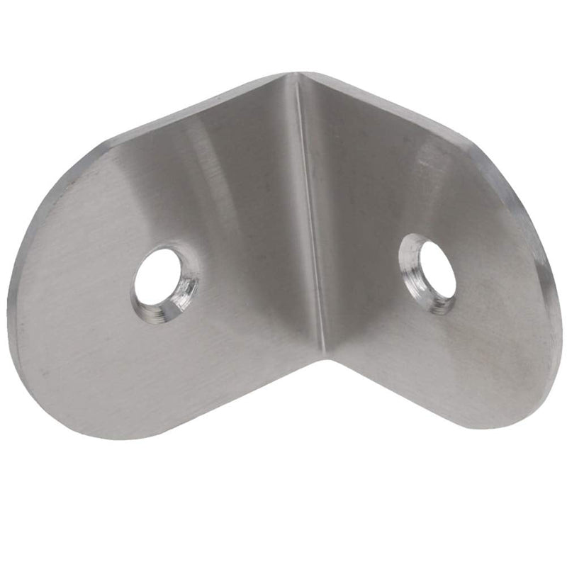 MroMax L Bracket Corner Brace 1.77" x 1.77" L Brackets for Wood Shelf, 90 Degree Stainless Steel Corner Bracket, Right Angle Bracket for Wood Furniture Chair Drawer Cabinet with Screws 8pcs