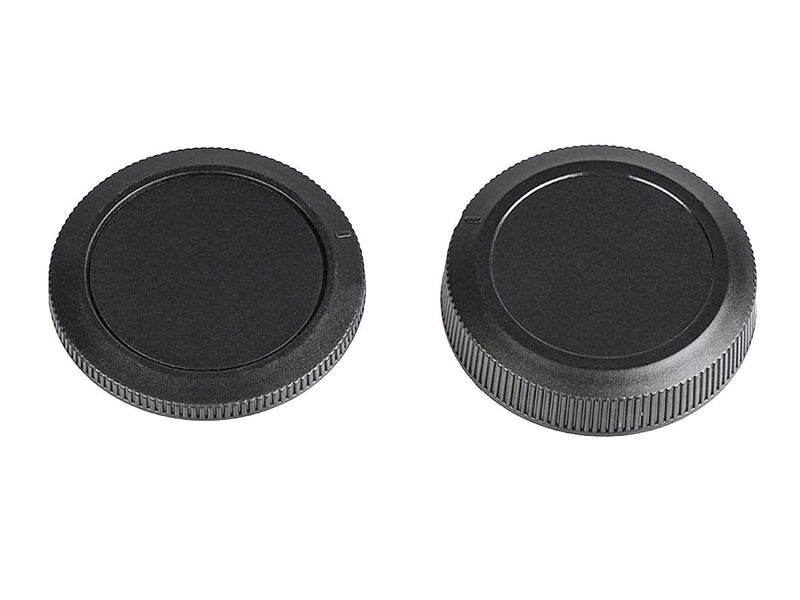 Camera Rear Lens Cap & Body Cap Compatible for Canon EOS R R6 R5 RP Camera w/ RF Mount (2+2 Pack)