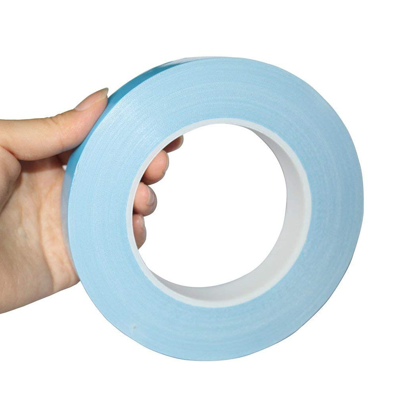Thermal Adhesive Tape, 25m x 15mm x 0.20mm Double Side Thermal Tapes Cooling Pad Apply to Heatsink, LED, IGBT, IC Chip, Computer CPU,GPU, Modules, MOS Tube, SSD Drives