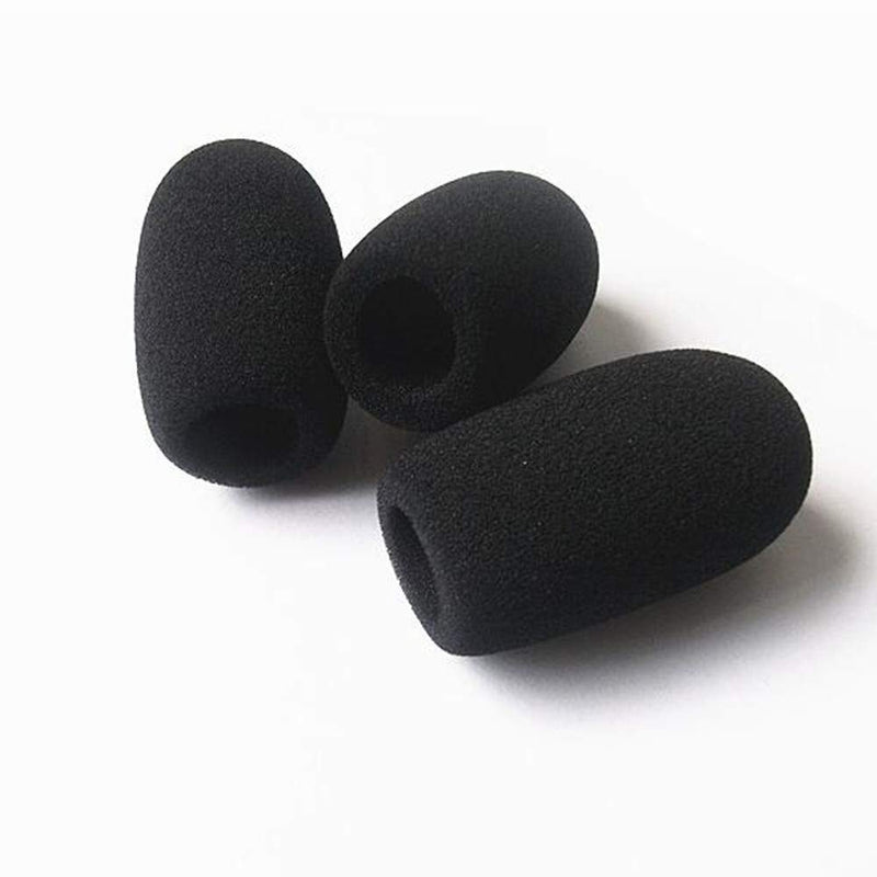 [AUSTRALIA] - LINHUIPAD M-1555 large foam microphone windscreens (Microphone Covers) (8-pack) for use with mini-shotgun mics, larger headsets and desktop microphones 