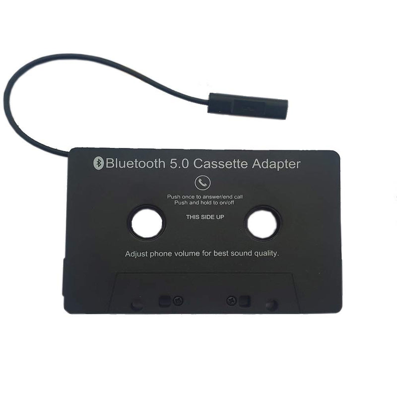 SDFLKAE Car Audio Bluetooth Cassette to Aux Receiver, Convert Car Answer Phone Cassette Adapter USB Charging, Tape Desk Bluetooth 5.0 Auxilary Adapter e0002