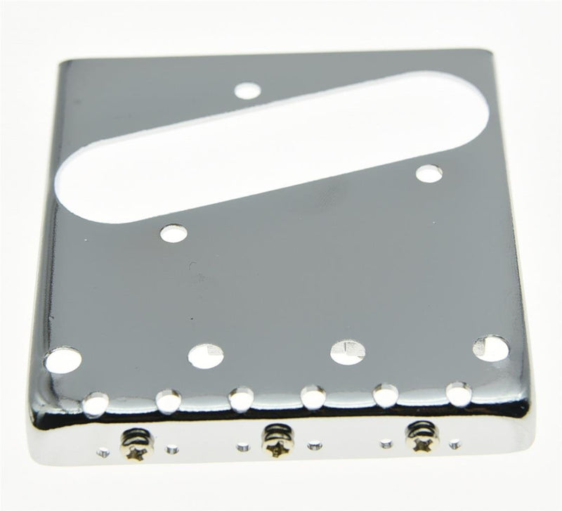 KAISH Chrome Vintage Tele Ashtray Style Guitar Bridge for Telecaster Guitar