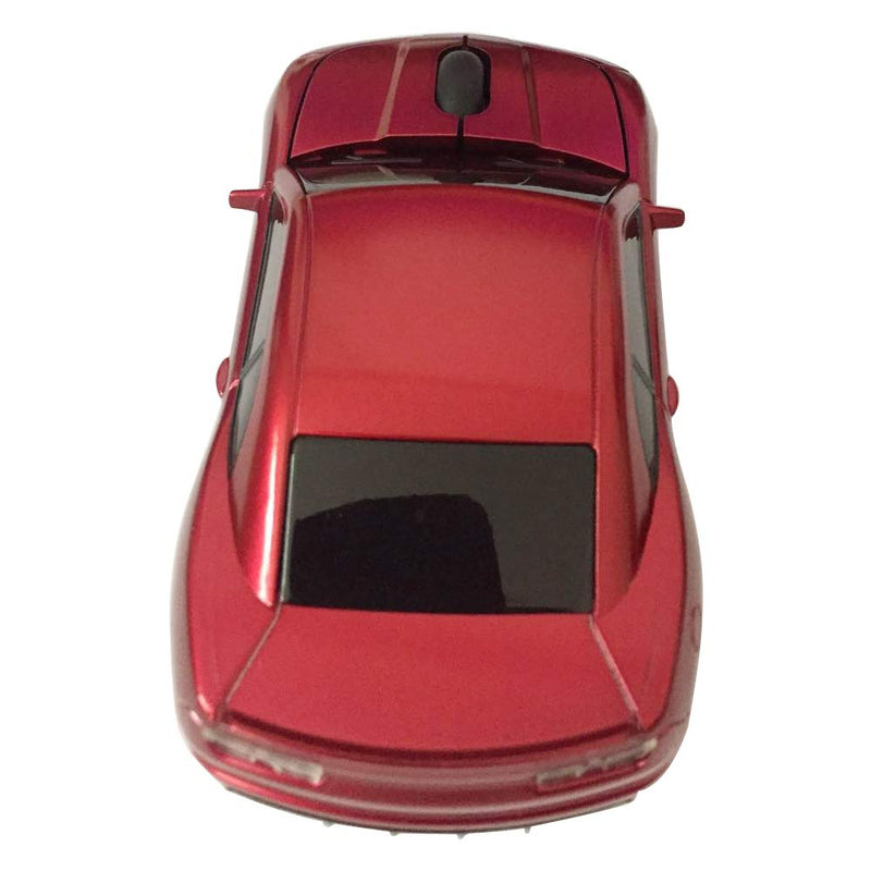 Wireless Mouse Sports Car Mouse Computer Optical Mice for Computer PC Laptop MAC (Red) Red