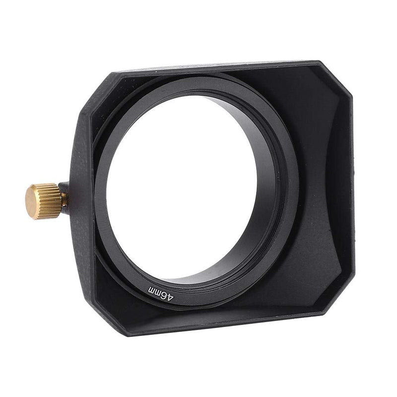 Simlug Lens Hood,Camera Lens Shade DV Lens hood, 46mm Square Lens Hood Shade for DV Camcorder Digital Video Camera Lens Filter or Barrel Thread