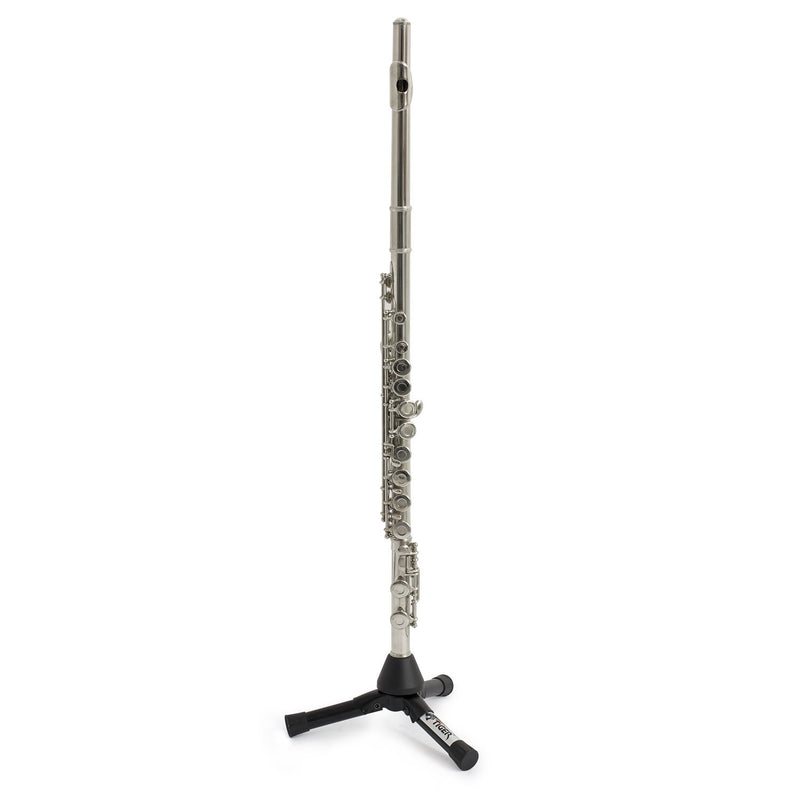 TIGER WIS35-BK | Compact Tripod Flute Stand | Folding Flute Support | Black