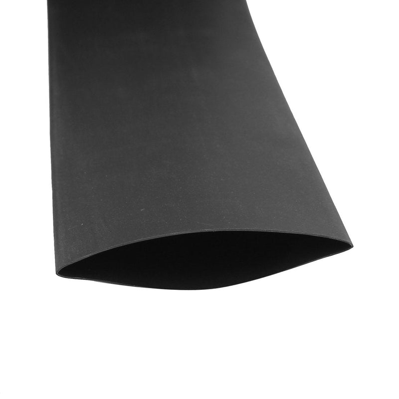 uxcell 35 mm Diameter 58.5mm Flat Width Polyolefin Insulation Heat Shrink Tubing 1.5M 5ft Black