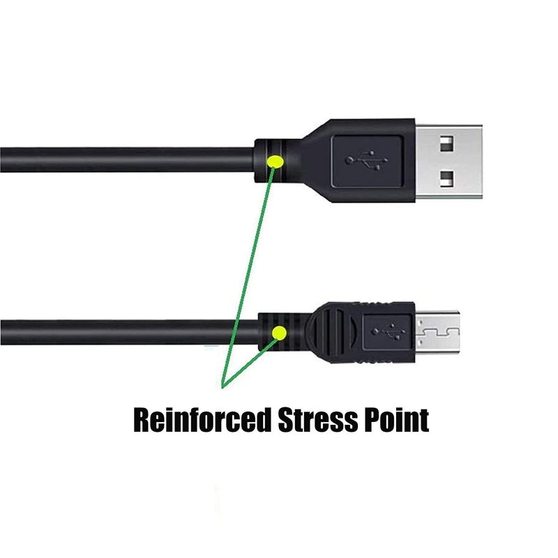 USB Cable for Camera Canon Rebel t3/t3i/t7i/t6/PowerShot/EOS/DSLR/ELPH Digital Cameras and Camcorders Transfer Data Cord to Computer(3FT&5FT)
