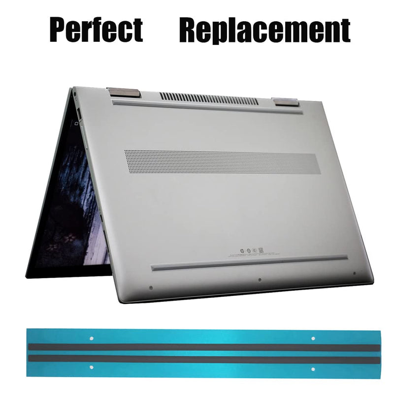 Rubber Feet Strips Replacement HP Envy X360 Convertible 15.6 Laptop with Stainless Steel Lever and Tweezers (Grey) Grey