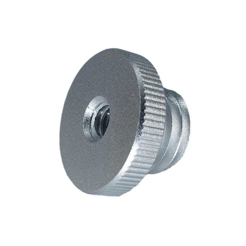 5/8"-11 Male to 1/4"-20 Female Threaded Screw Adapter for Tripod Laser Level Adapter (Silver) Silver