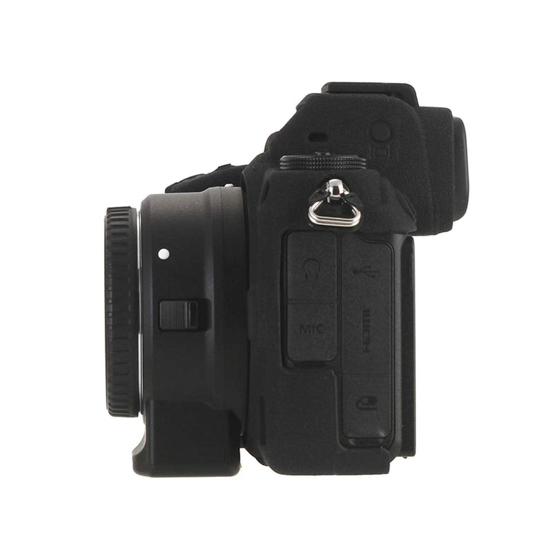 STSEETOP Nikon Z6 Z7 Case,Professional Silicone Rubber Camera Case Cover Detachable Antiscratch Shockproof Full Body Protective case for Nikon Z6 Z7(Black) Black