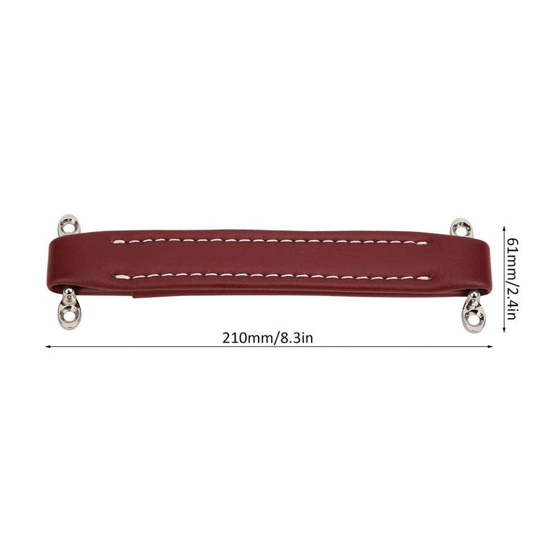 PU Leather Amplifier Handle, Rough Textured Embossed Guitar Speaker Handle for Guitar Amp