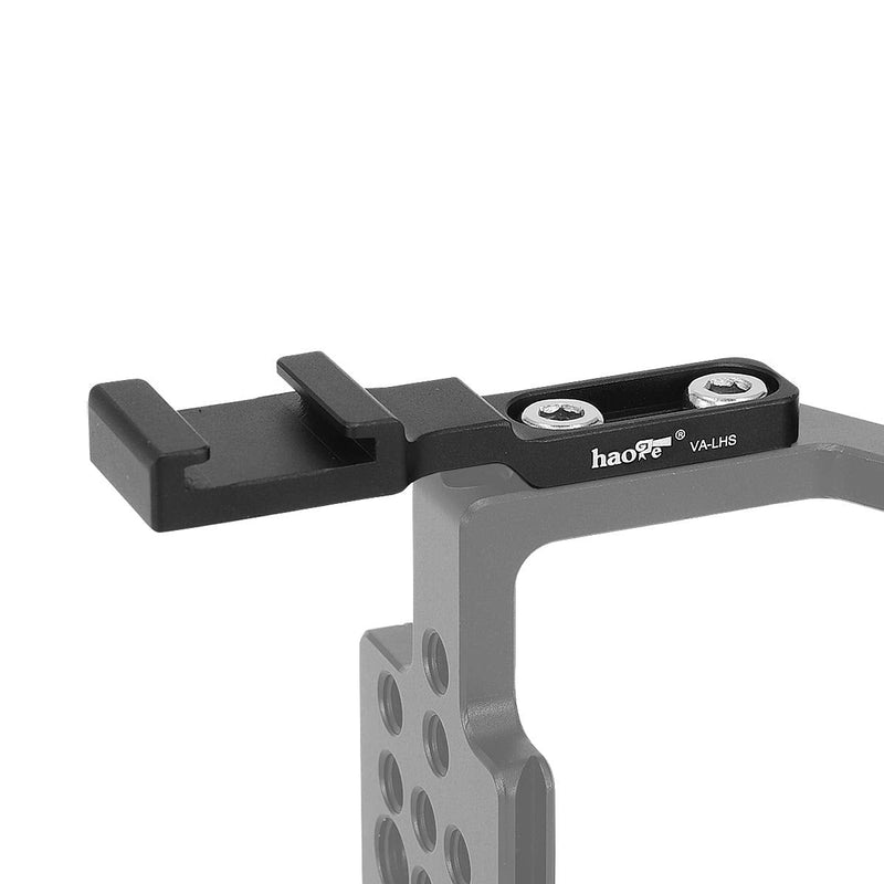 [AUSTRALIA] - Haoge Cold Shoe Extension Bar Hot Shoe Mount Adapter for Camera Cage Cheese Plate fit Remote Control Micorphone Flash LED Light Extension Cold Shoe Adapter 