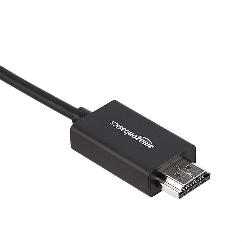 Amazon Basics Premium Aluminum USB-C to HDMI Cable Adapter (Thunderbolt 3 Compatible) 4K@60Hz - 6-Foot