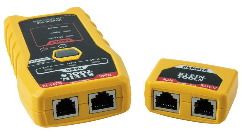 Klein Tools VDV526-100 Network LAN Cable Tester, VDV Tester, LAN Explorer with Remote