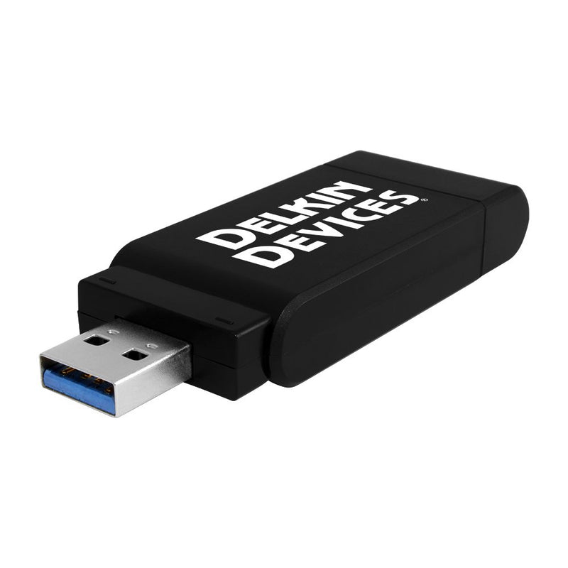 Delkin USB 3.0 Dual Slot SD & microSD Travel Reader (DDREADER-46)