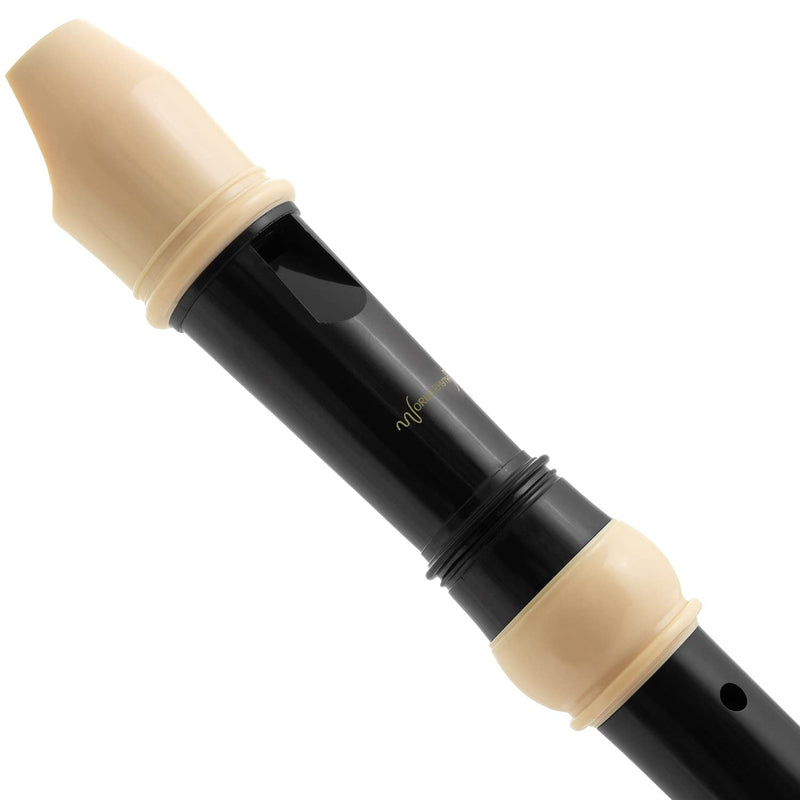 Descant Recorder – Black & Ivory School Recorder by World Rhythm