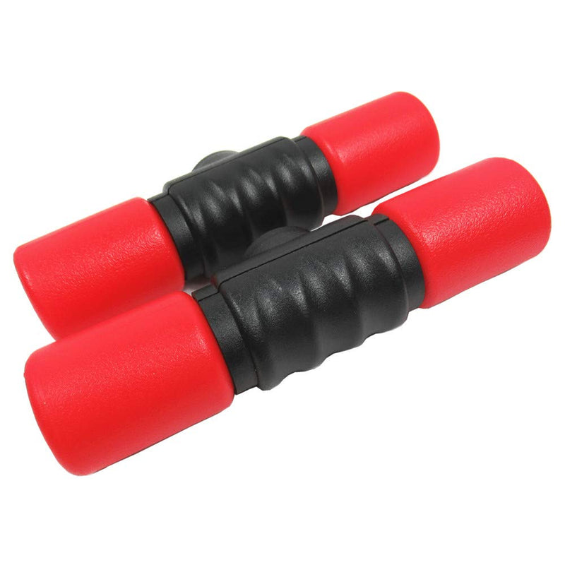 YXRSX Set of Two ABS Soft Hand Shaker Percussion Instruments Red