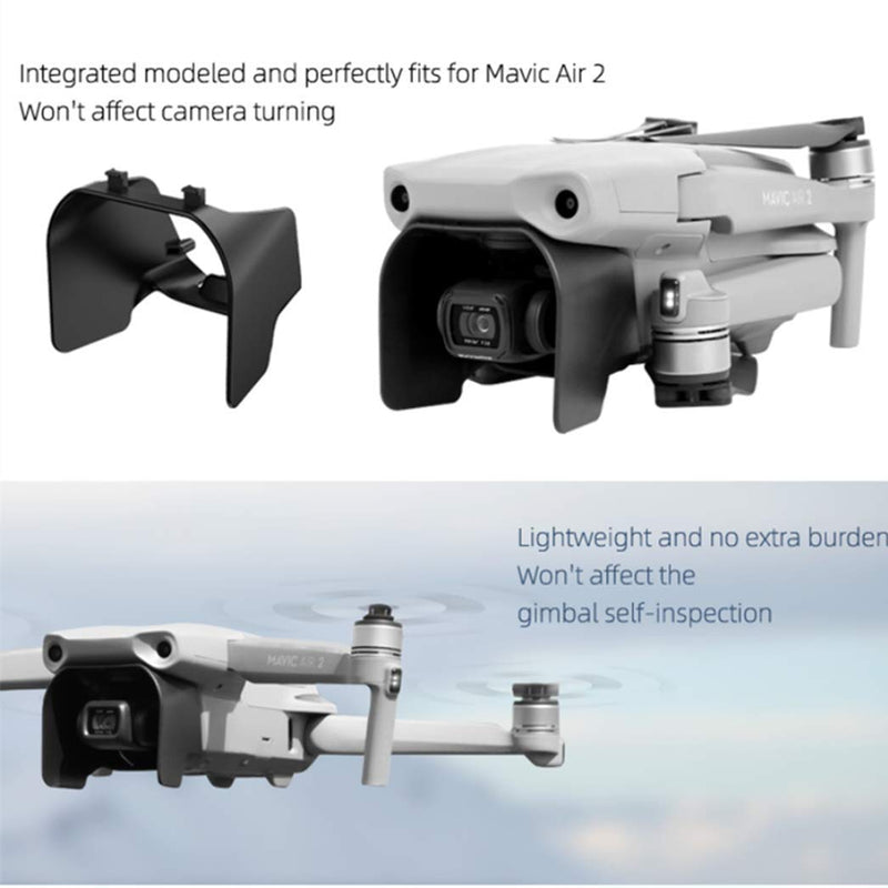 Taoke Mavic Air 2 Lens Hood Gimbal Camera Protector Accessories Sun Hood for Mavic Air 2-Lens Cap Lens Cap