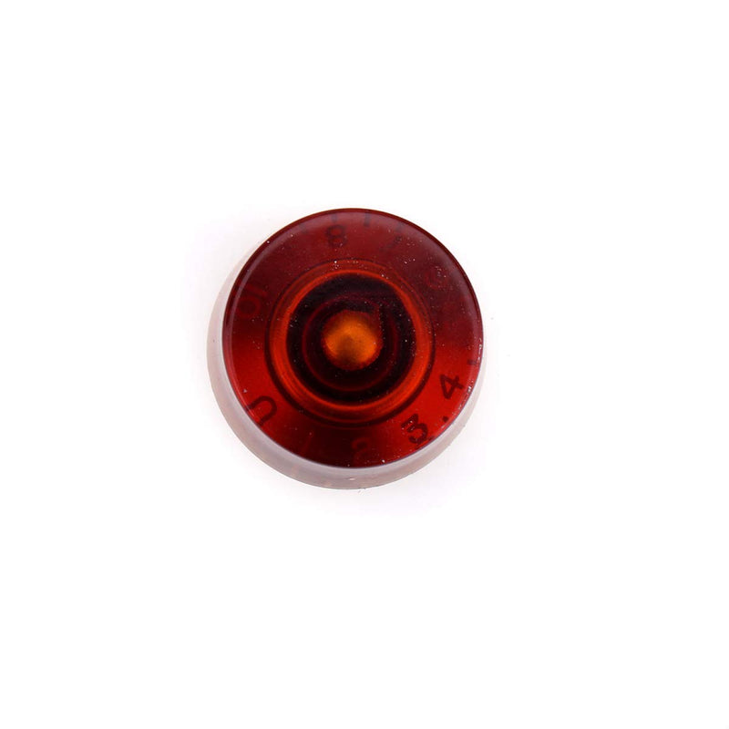 Musiclily Pro Imperial 1/4" Inch Size Guitar Speed Knobs Compatible with USA Made Les Paul Style Electric Guitar, Amber (Set of 4)