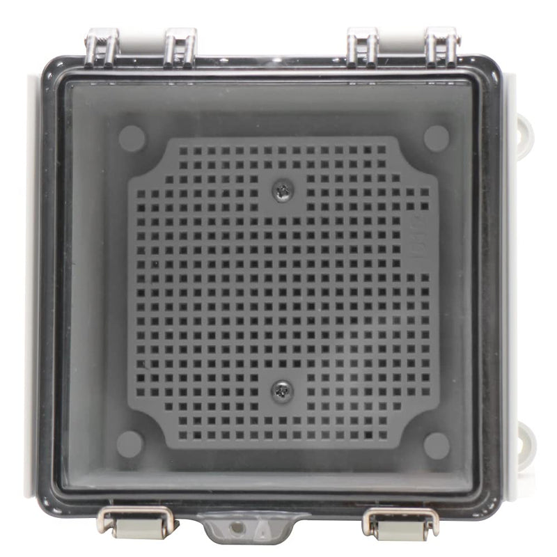 [AUSTRALIA] - MAKERELE Electrical Junction Box,Hinged Cover Transparent Lid IP67 Outdoor Electrical Project with Plastic Enclosure 5.9×5.9×3.5 inch(150×150×90mm) 5.9*5.9*3.5 