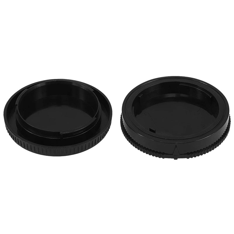 Haoge Camera Body Cap and Rear Lens Cap Cover Kit for Sony A A-Type Minolta AF Mount Camera Lens Such as A99 A99II A77 A77II A65 A68 A55 A57 A58 A33 A35 A37 A900 A850 A700 A700 for Sony A Mount