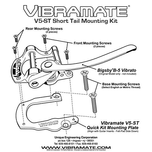Vibramate V5-ST Short Tail V5 Mounting Kit