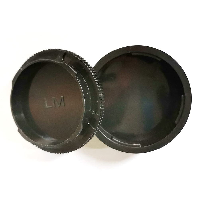 Rear Lens Cap and Front Body Cap for Leica M8 M9 M10 M11 Camera W/M LM Mount Lens (2 Sets)，Fire Rock Camera Accessories Lens Cap for M10 M11
