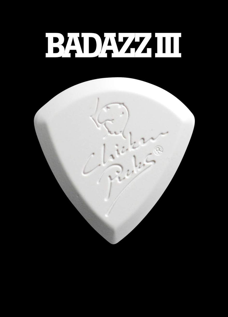 3 x ChickenPicks Badazz III 2.5 mm guitar picks