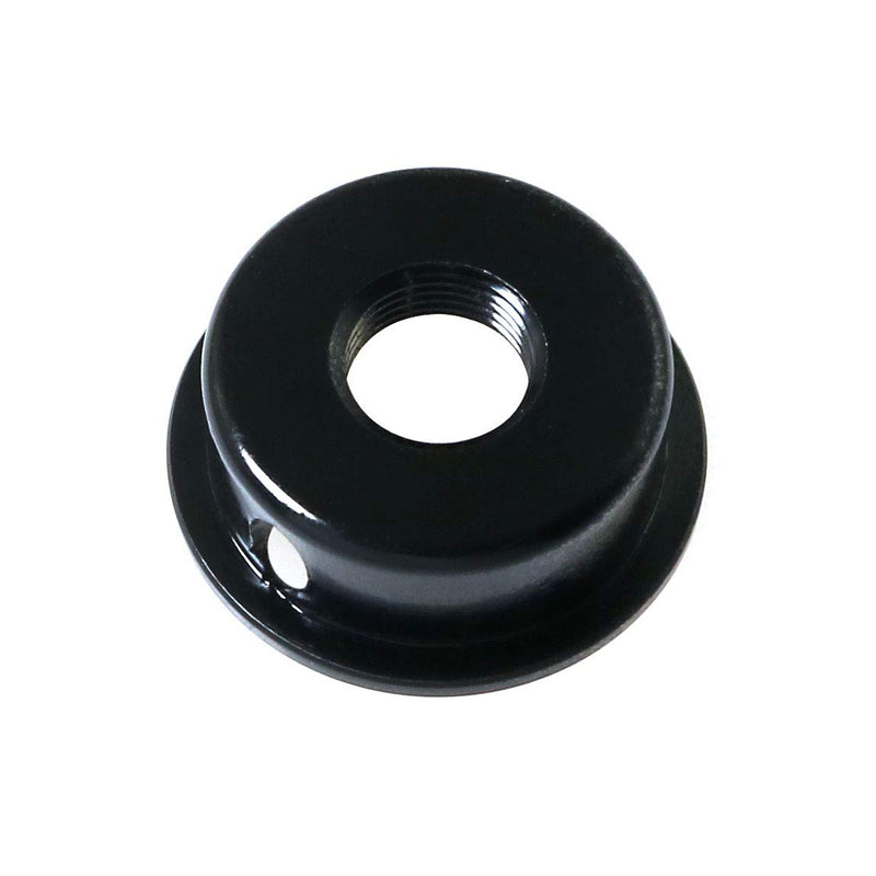 ToToT Black Chrome Electric Guitar Jack Guitar Output Socket Plate for 6.35mm Jack Fender Telecasters