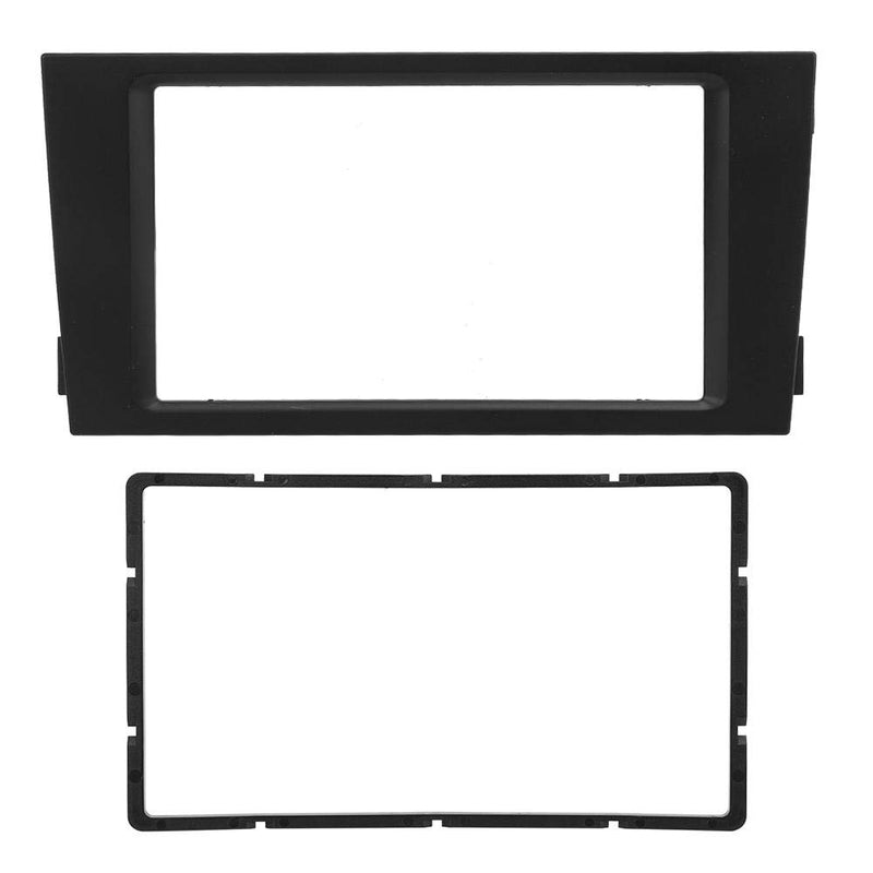 Car Stereo Frame,2DIN Radio DVD Face Frame Multimedia Player Modified Fascia Dash Panel Kit Fits for A6