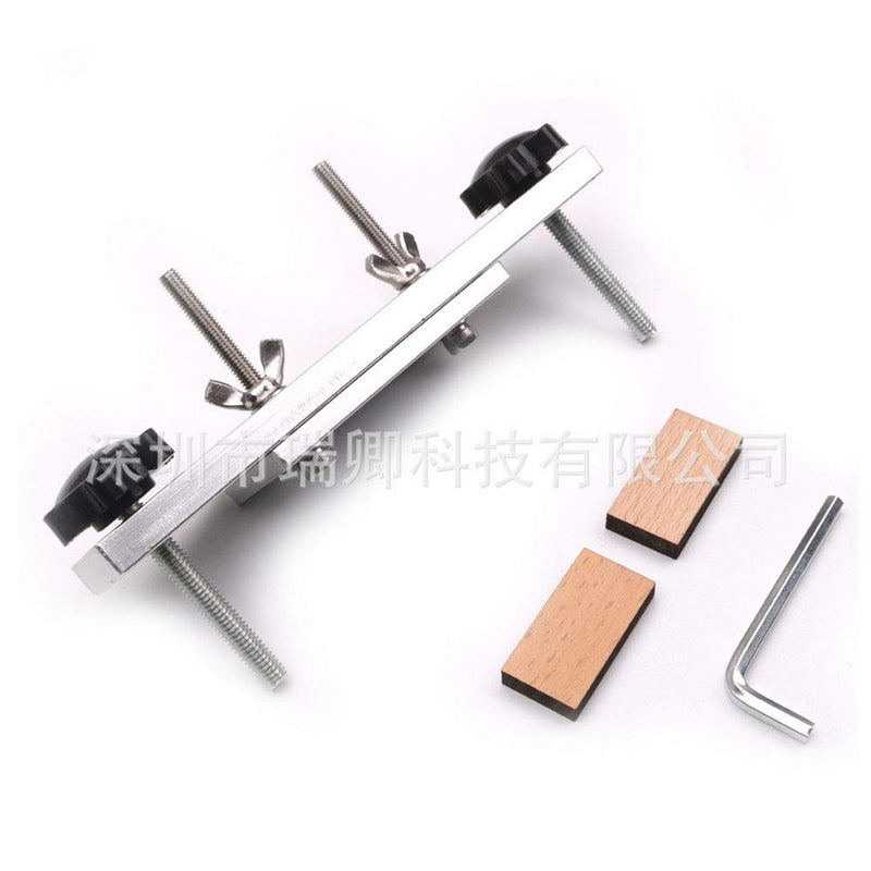 Tzong 1 Set Meatal Guitar Bridge Clamp Guitars Accessory Luthier Tools with L Wrench