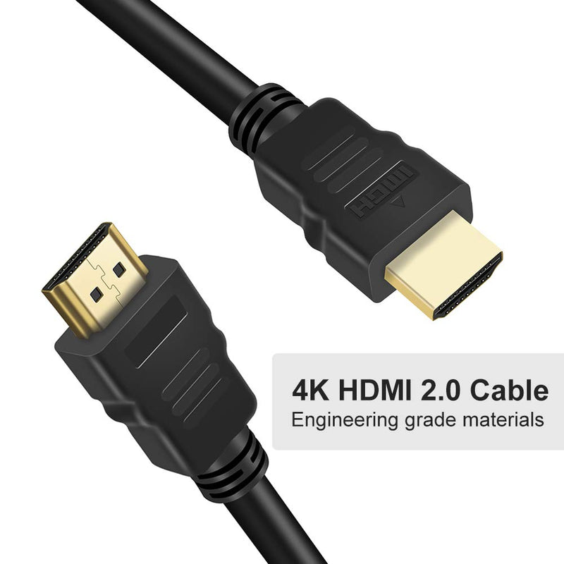 4Pack 4K HDMI to HDMI 3.3ft Cable High Speed for Computer TV Video Cables Supports 4K@60HZ, 1080p FullHD, UHD, Ultra HD, 3D, High Speed with Ethernet for UD22 UD12 TV4BOX TV9BOX, M04