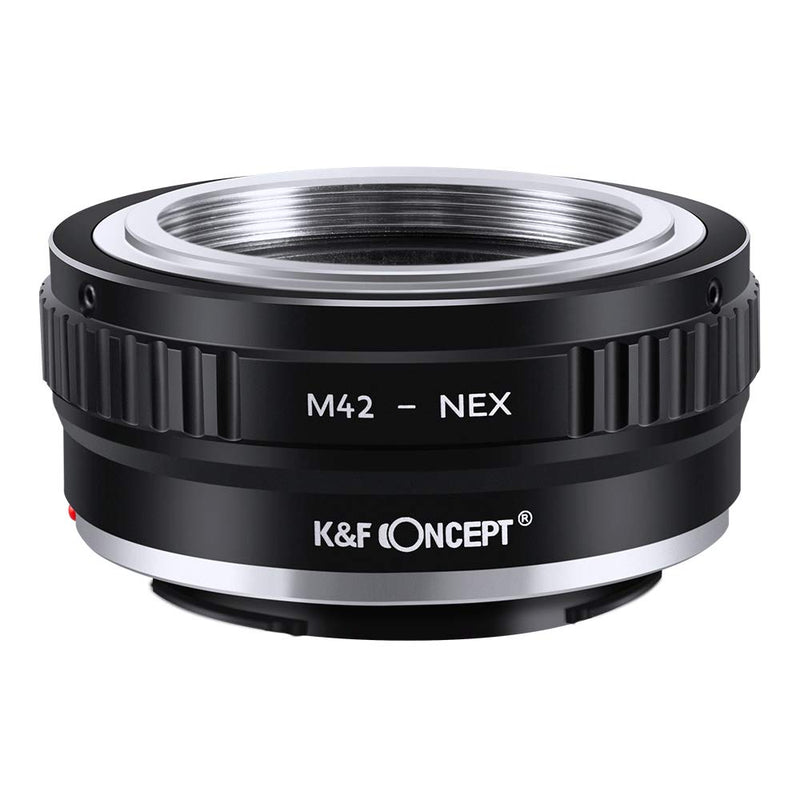 M42 to e Mount, K&F Concept Lens Mount Adapter M42 Lens to Sony NEX E-Mount Camera for Sony Alpha NEX-7 NEX-6 NEX-5N NEX-5 NEX-C3 NEX-3 M42-NEX