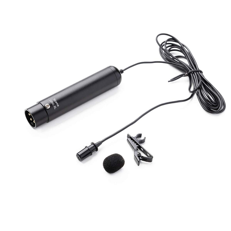 [AUSTRALIA] - Nicama Phantom Power XLR Lavalier Lapel On Microphone for Canon Sony Panasonic Camcorders Zoom H4n H5 H6 Tascam DR-40 DR-60D DR-70D DR-100 Audio Recorders(6.5 fts) 