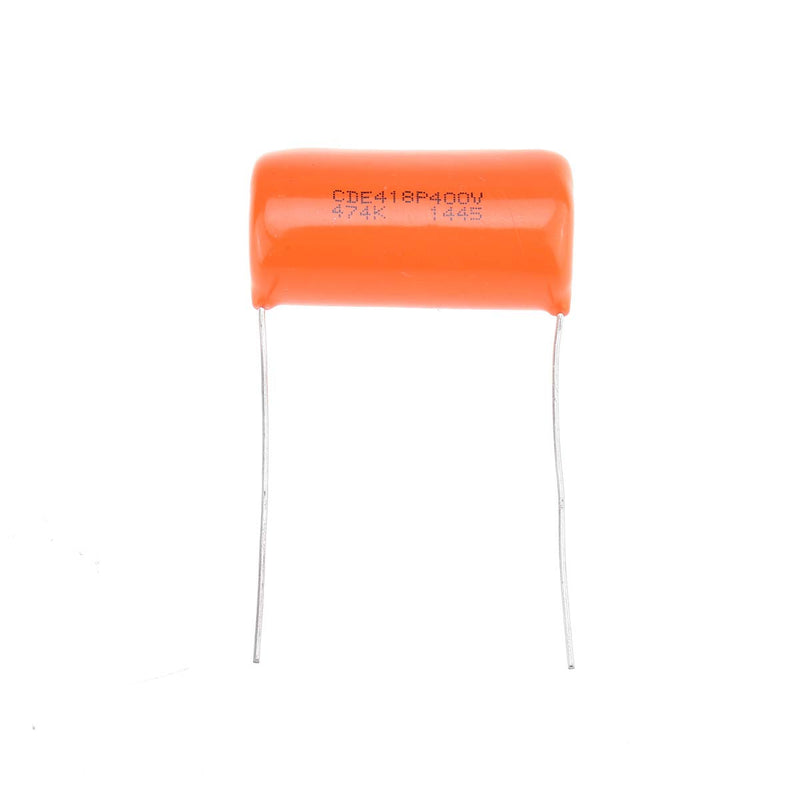 CDE Sprague Orange Drop Capacitors Tone Caps .47uF 418P 474K 400V for Guitar or Bass (Set of 2)