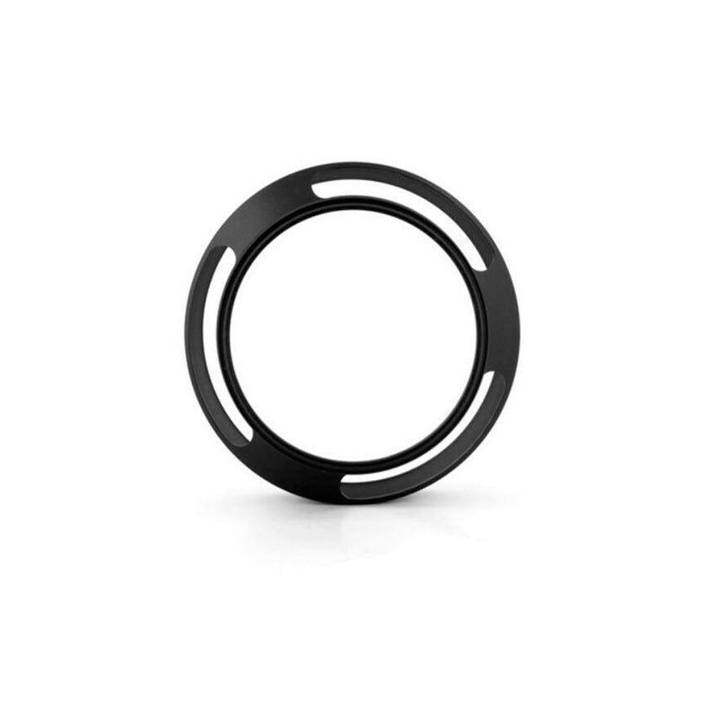 LXH 52mm Black Metal Curved Vented Lens Hood Shade for Screw in Leica M LM Summicron Replacement Leica-52mm