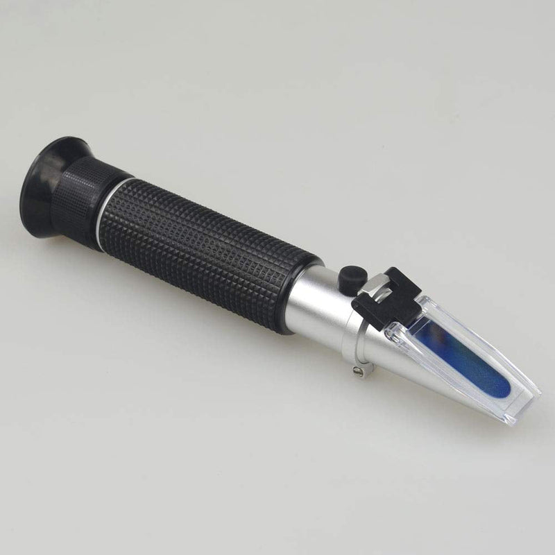 Alcohol Refractometer for Spirit Alcohol Volume Percent Measurement with Automatic Temperature Compensation (ATC), Range 0-80% v/v.