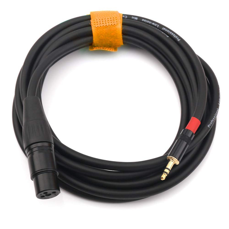 [AUSTRALIA] - NANYI 3.5mm TRS Stereo Male to XLR Female Interconnect Audio microphone Cable, Suitable for ipod, Mobile phone, active speakers, stage, DJ, studio audio console -10Meters 10Meters 
