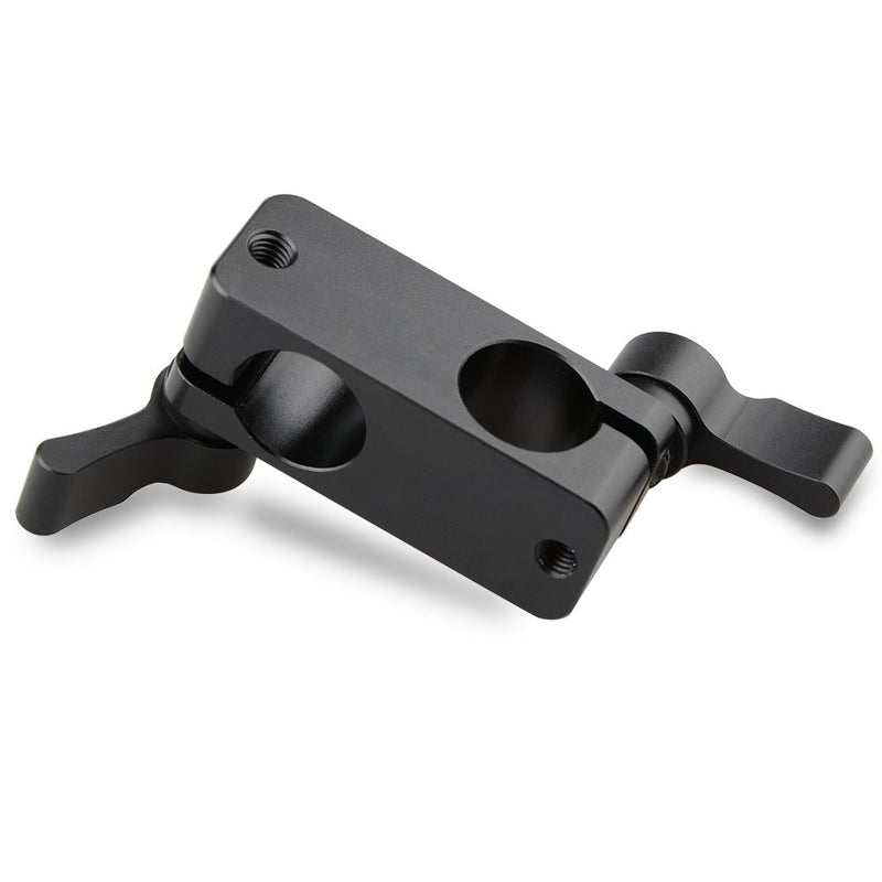 CAMVATE Right Angle Rod Clamp 15mm Rod 90 Degree Rotate for Video Camera DSLR Rig(Black)