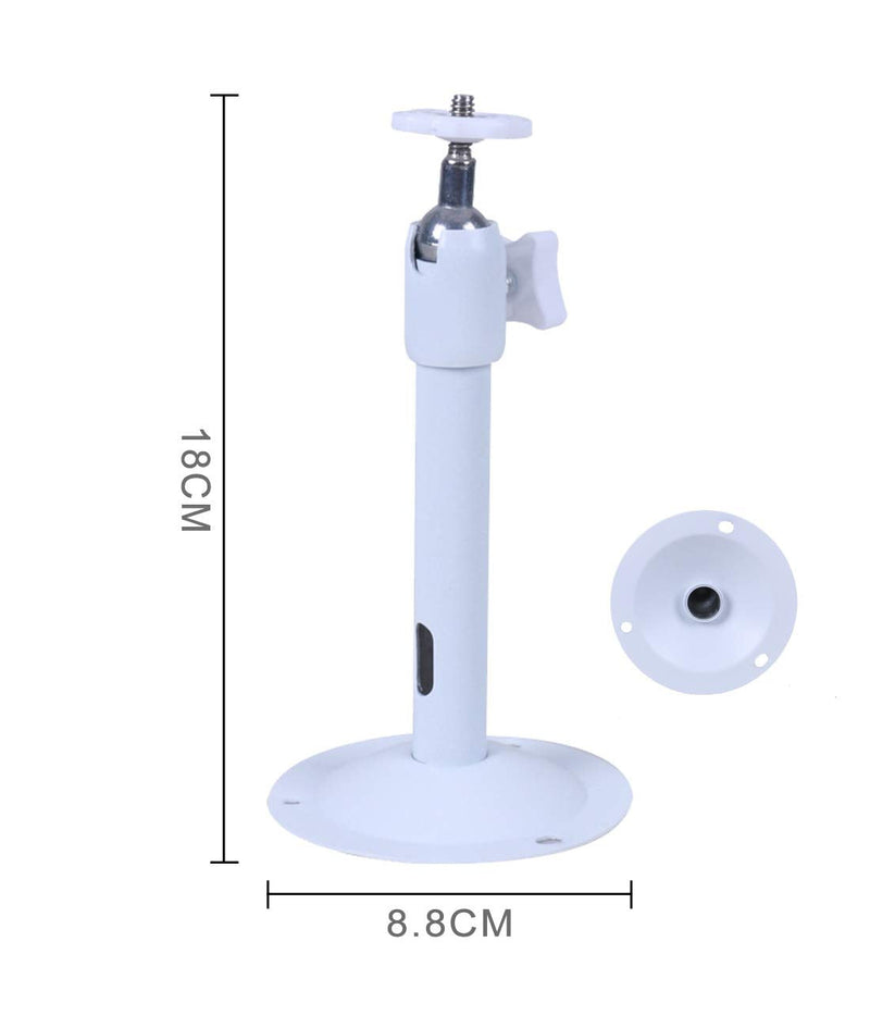 Folgtek Universal Camera Wall Mount Ceiling Mount Tree Holder, Hunting Camera Accessories (White-4pcs Long)
