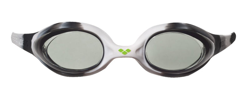 Arena Spider Jr Youth Swim Goggles Black / White / Clear Non-mirror