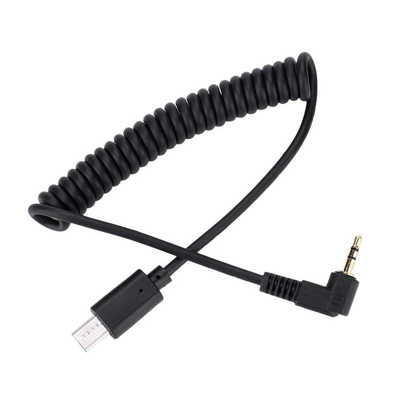 RM-VPR1 3.5mm/2.5mm S2 Shutter Release Cable Cord for Sony A7III/A9/A99 II/A7 II/A6500 Camera(2.5mm-S2) 2.5mm-S2